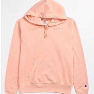 Urban Outfitters | Tops | Uo Champion Vintage Dye Peach Oversized Hoodie |  Poshmark